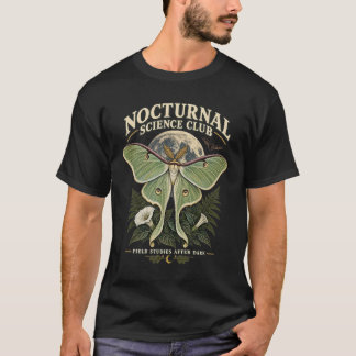Camiseta Clube de Ciências Noturnas Entomologia da Mariposa
