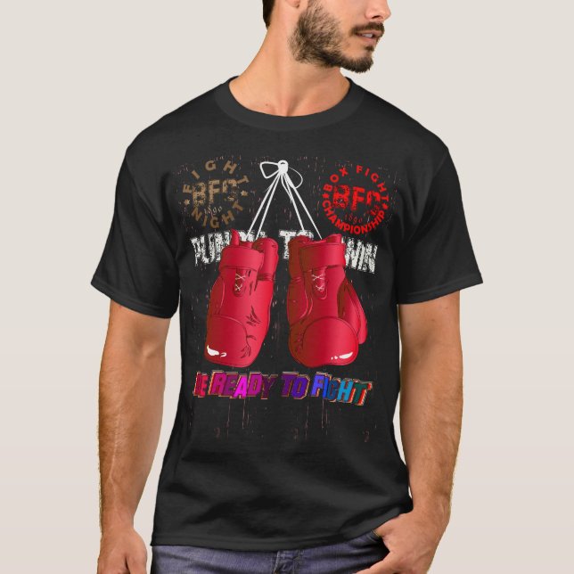 Camiseta Clube de combate - esteja pronto para lutar (Frente)