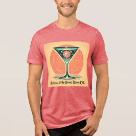 Camiseta Clube de Coquetel Martini Atômico com Emaranhament