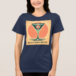 Camiseta Clube de Coquetel Martini Atômico de Entrelaçament