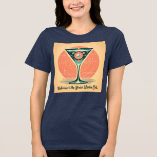 Camiseta Clube de Coquetel Martini Atômico de Entrelaçament