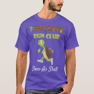 Camiseta Clube de Corrida de Tartaruga Engraçado Maratona d
