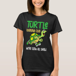 Camiseta Clube de Corrida de Tartaruga Maratona Corrida Cor
