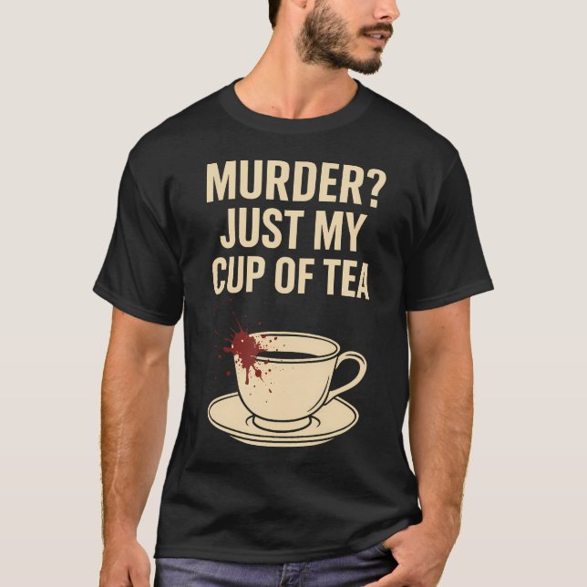 Camiseta Clube de Crimes Aconchegantes Presente para Leitor (Frente)