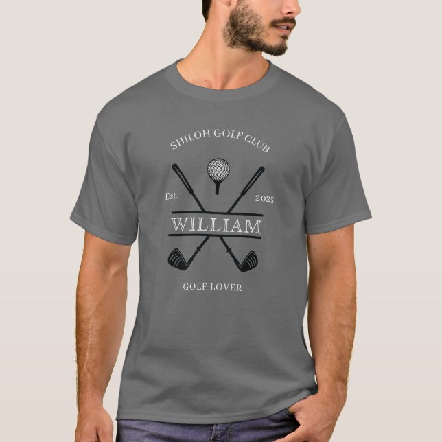 Camiseta Clube de Cruz do Amante de Golfe (Frente)