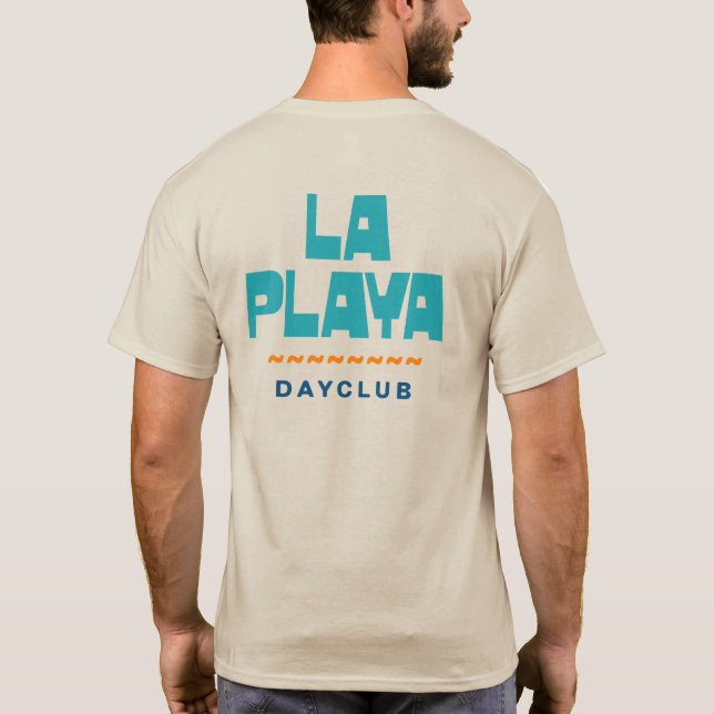 Camiseta Clube de Dia La Playa. (Verso)