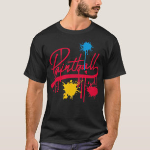 Camiseta clube de divertimento de pintura e grafite