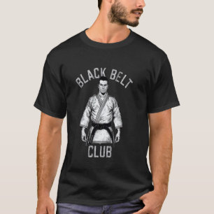 Camiseta Clube de Faixa Preta Karate Taekwondo Kung Fu Vint