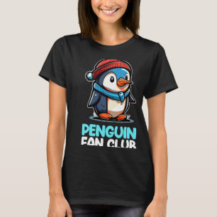 Camiseta Clube de Fãs de Pinguim Pinguim  Zoológico Criança
