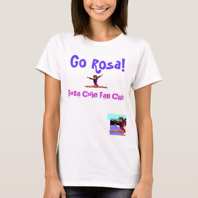 Camiseta Clube de fãs do Cole de Rosa - personalizado (Frente)