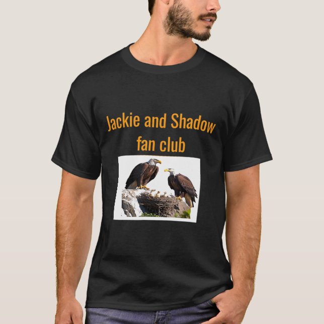 Camiseta Clube de Fãs do Jackie e Shadow Águias  (Frente)