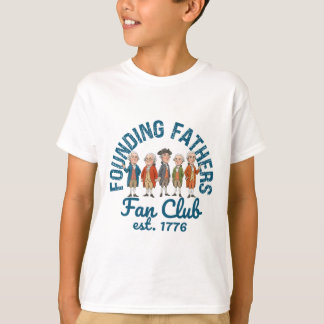 Camiseta Clube de Fãs dos Pais Fundadores Professor de Hist
