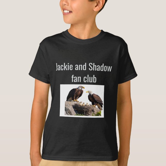 Camiseta Clube de Fãs Jackie e Shadow Águias  (Frente)
