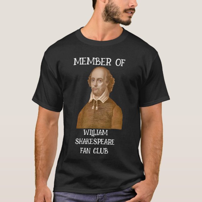Camiseta Clube de fãs William Shakespeare (Frente)