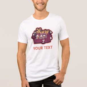 Camiseta Clube de Filme Assustador Peanuts Sofá de Hallowee