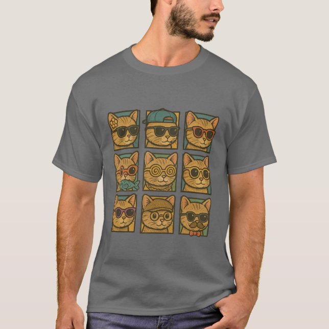 Camiseta Clube de Gatinhos Louco (Frente)