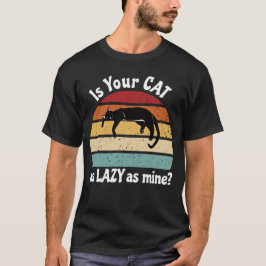 Camiseta Clube de Gato Preguiçoso - Lei de Salão Felino