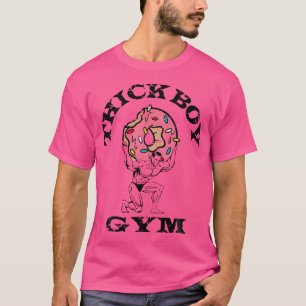 Camiseta Clube de Ginástica Thick Boy Gym Club Desgastado E