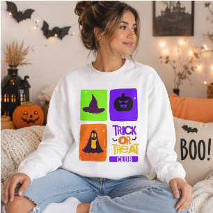 Camiseta Clube de Gole ou Travessa Grid Halloween Retro