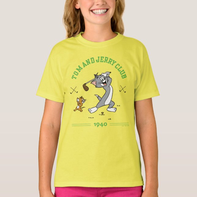 Camiseta Clube de Golfe do Tom & Jerry 1940 (Frente)