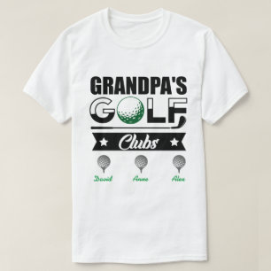 Camiseta Clube de Golfe do Vovô Personalizado da RD