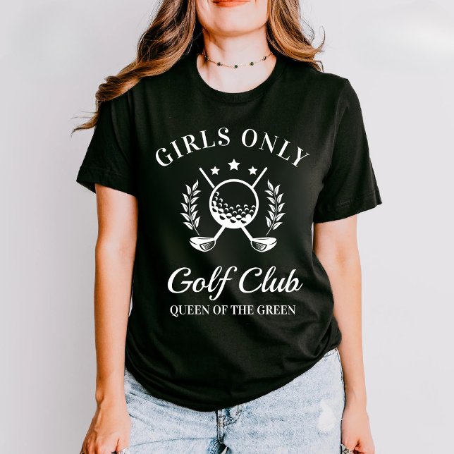 Camiseta Clube de Golfe Somente para Meninas Presente do Di (Criador carregado)