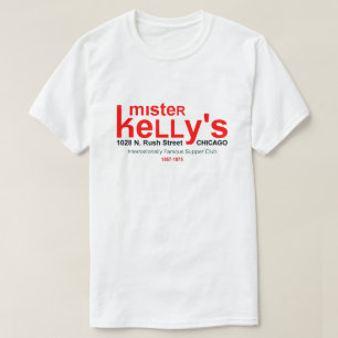 Camiseta Clube de jantar do Sr. Kelly, Rua Rush, Chicago, I