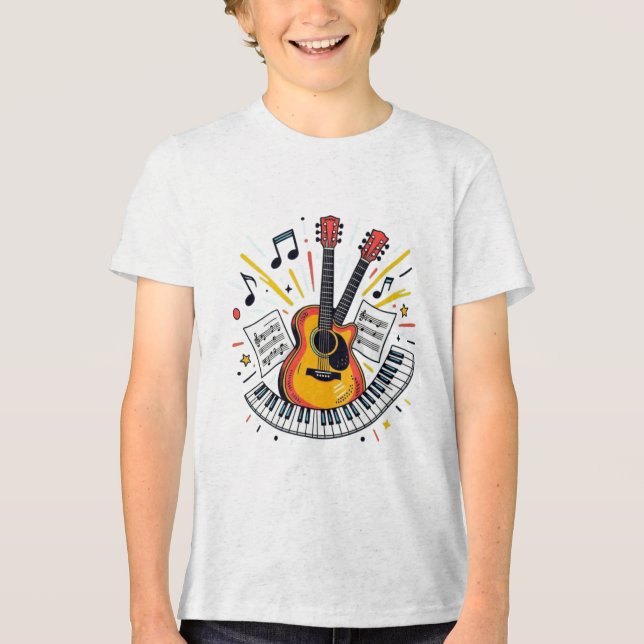 Camiseta Clube de jovens estrelas da música (Frente)