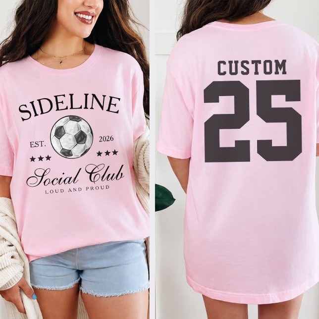 Camiseta Clube de Lateral da Mãe de Futebol, Dia de Jogo da (Criador carregado)