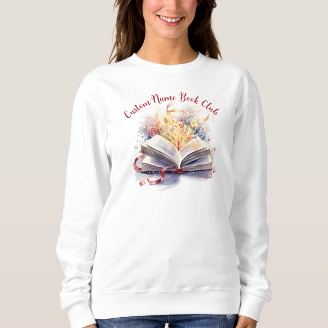 Camiseta Clube de Leitura de Livros de Feriado (Frente)