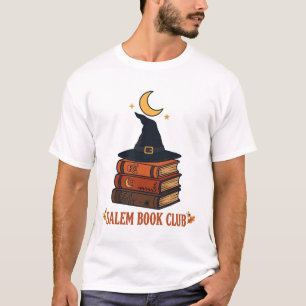 Camiseta Clube de Leitura de Salem Leitura Assustadora Tipo