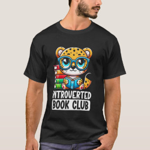 Camiseta Clube de Leitura Introvertido Amante de Leitura Gu