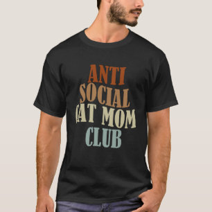 Camiseta Clube de Mãe de Gato Antissocial