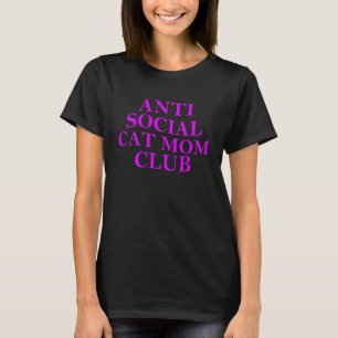 Camiseta Clube de Mãe de Gato Antissocial 23