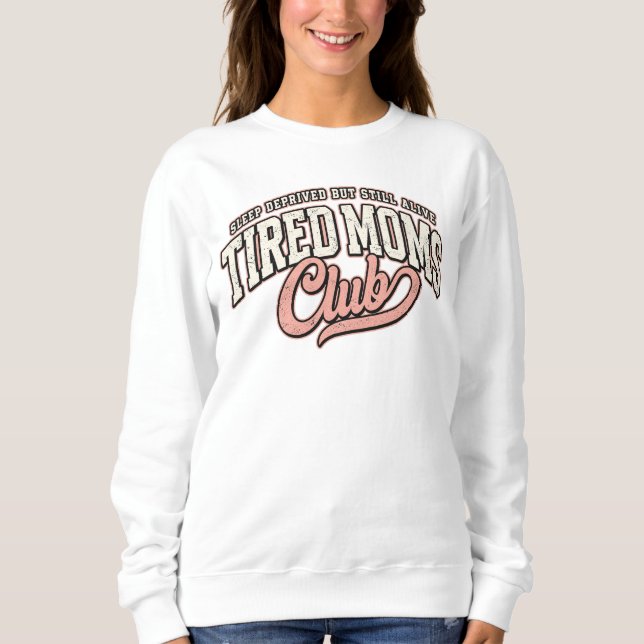 Camiseta Clube de Mães Cansadas, Presente do Dia d (Frente)