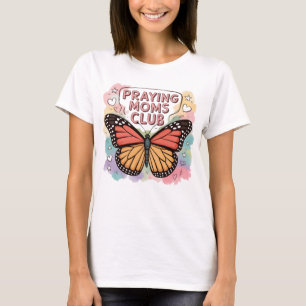 Camiseta Clube de Mães de oração religiosa