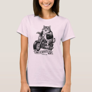 Camiseta Clube de Motociclismo Chonky-Cat