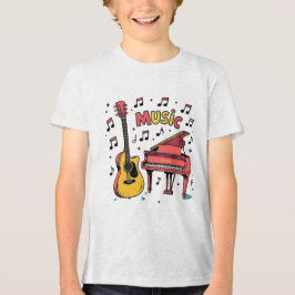 Camiseta Clube de música criador de melodias