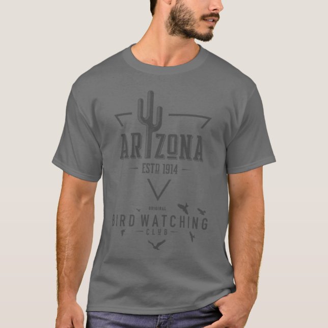 Camiseta Clube de Observação de Pássaros Arizona (Frente)