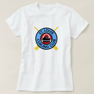 Camiseta Clube de ondulação do St Louis das mulheres