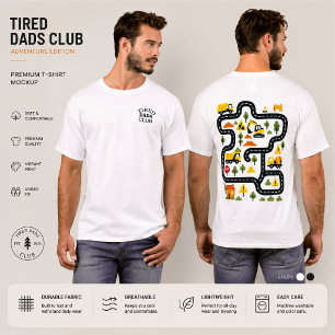 Camiseta Clube de Pais Cansados, Pista de Corrida 