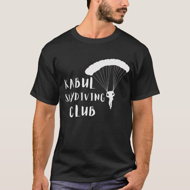 Camiseta Clube de paraquedismo de Cabul (Frente)