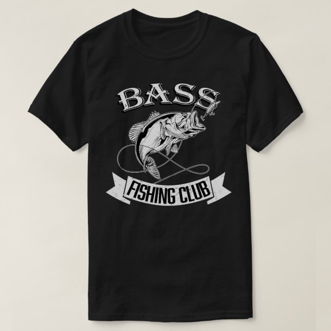 Camiseta Clube de Pesca Bass (Frente do Design)