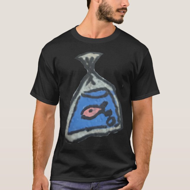 Camiseta clube de pesca de mãos vazias (Frente)