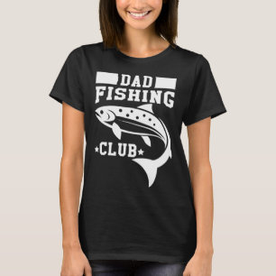Camiseta Clube de Pesca do Papai Amigo Pescador Gato de Pes