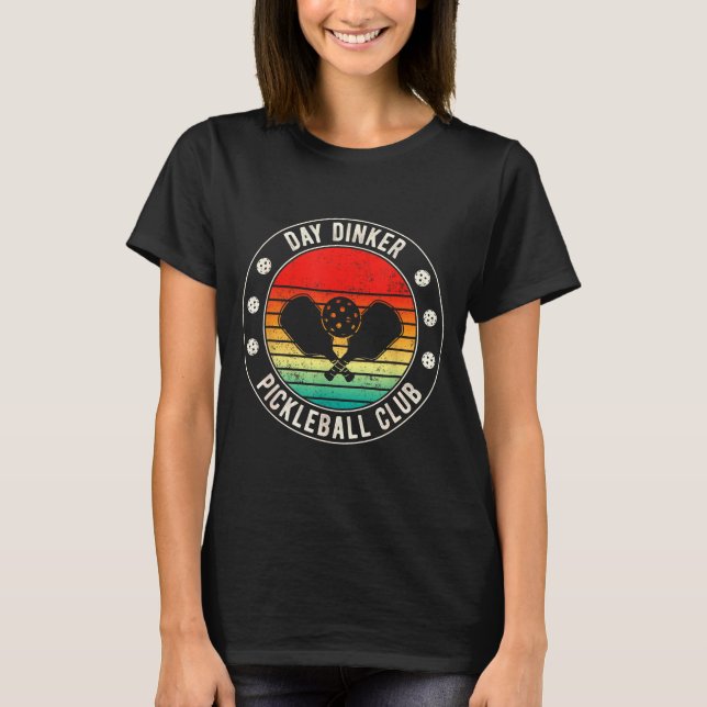 Camiseta clube de pickleball day dinker legenda engraçada p (Frente)