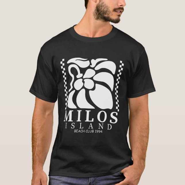 Camiseta clube de praia Milos (Frente)