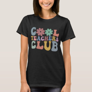 Camiseta Clube de Professor Legal Retro Groovy Volta às Aul