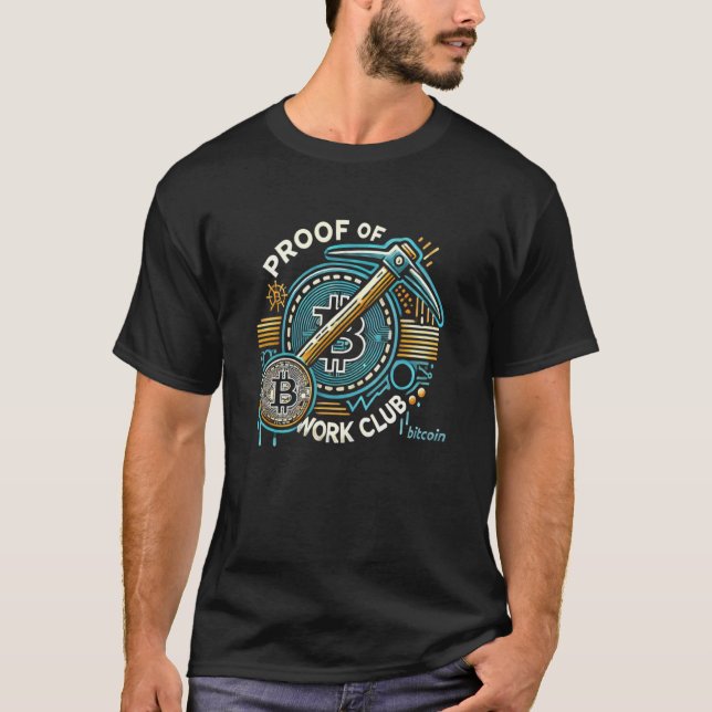 Camiseta Clube de prova de trabalho de mineração de reserva (Frente)