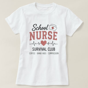 Camiseta Clube de Sobrevivência da Enfermeira Escolar